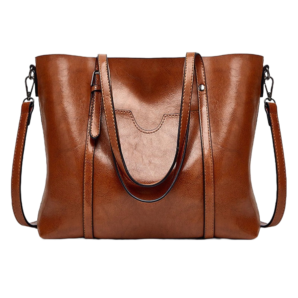 Elite Brown Handbag - graphicpicker.com