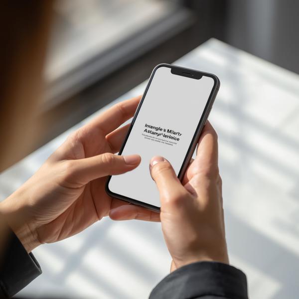 Phone Mockup with Hand Closeup - graphicpicker.com