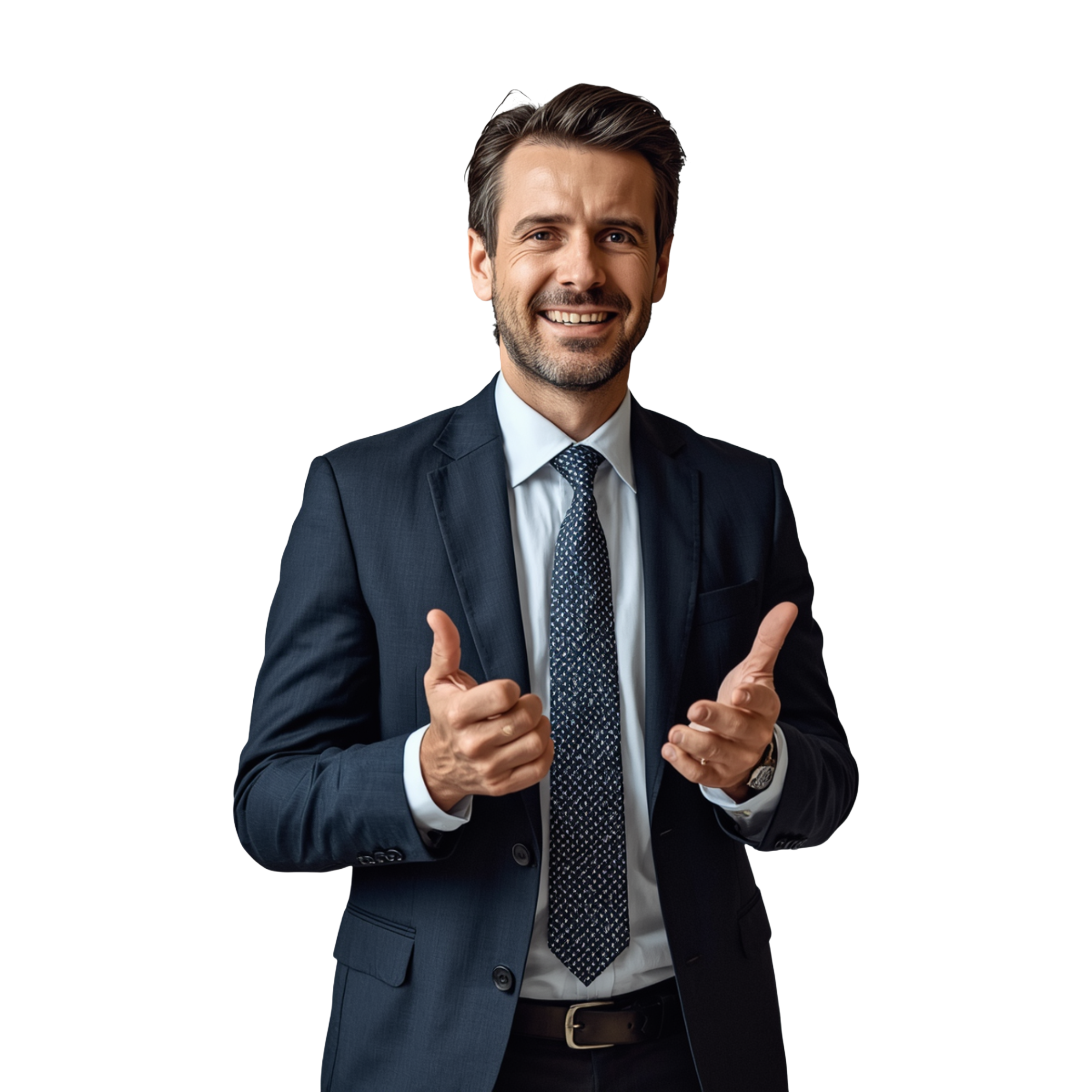 Corporate Business Man PNG Cutout - graphicpicker.com