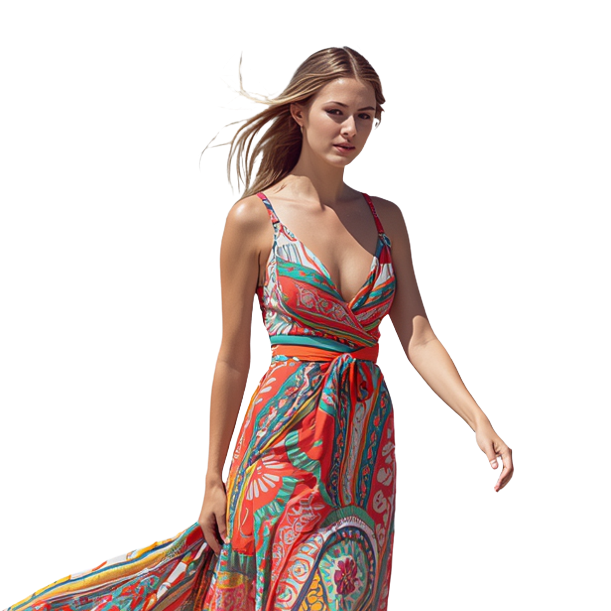 Female Fashion Model PNG Cutout - graphicpicker.com